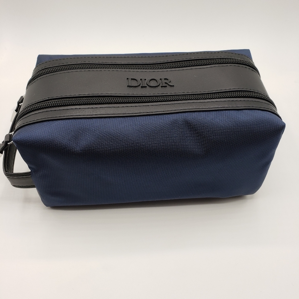 DIOR Cosmetics Bag Blue Black - Picture 4 of 15